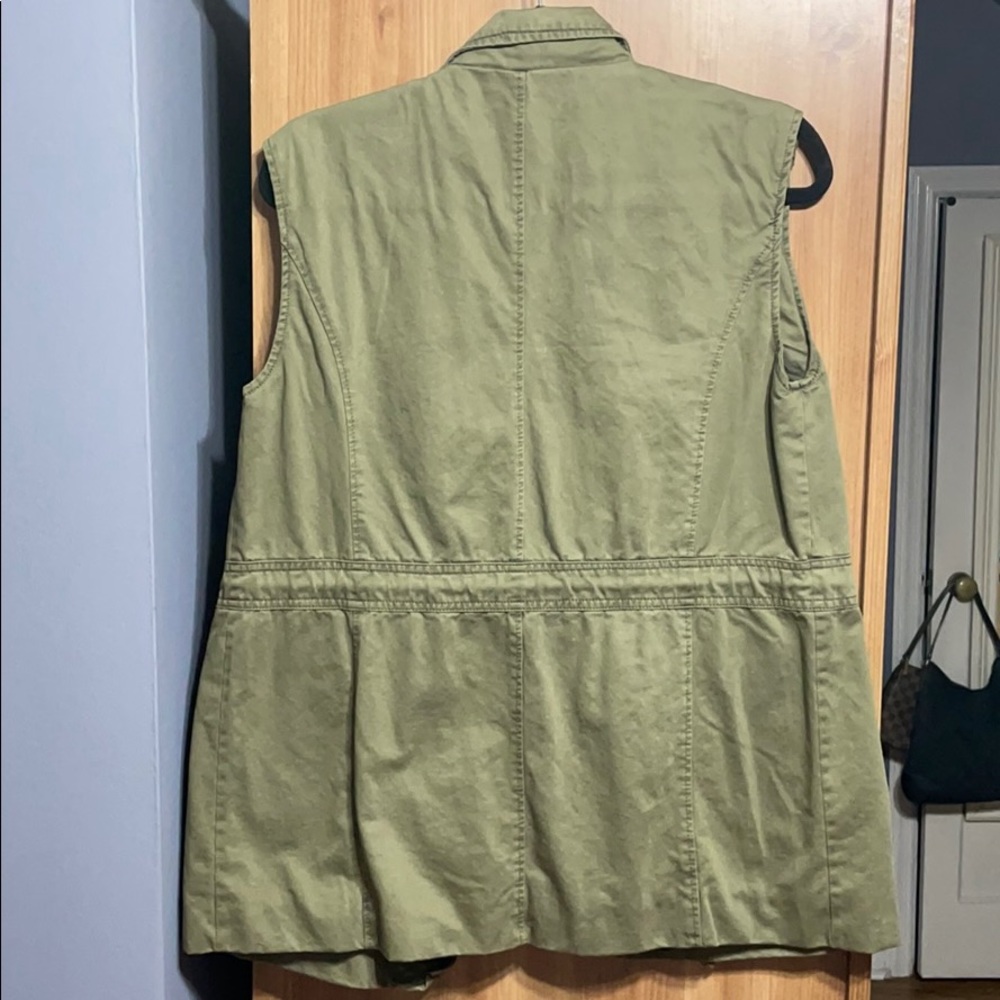 Forever 21 Studded Army Green Vest - Picture 7 of 8